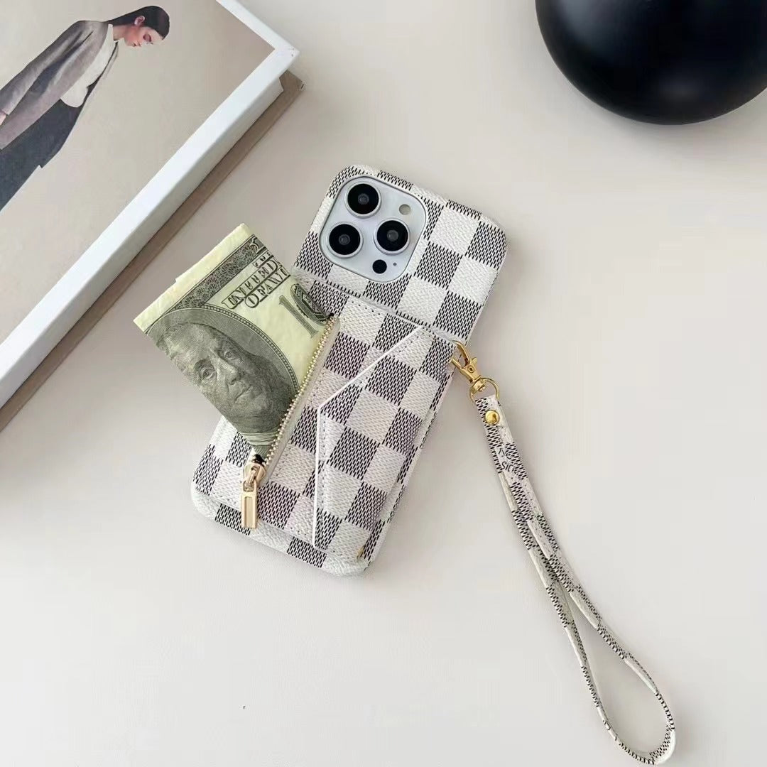 AAOO NEW IPHONE LEATHER WALLET PHONE CASE