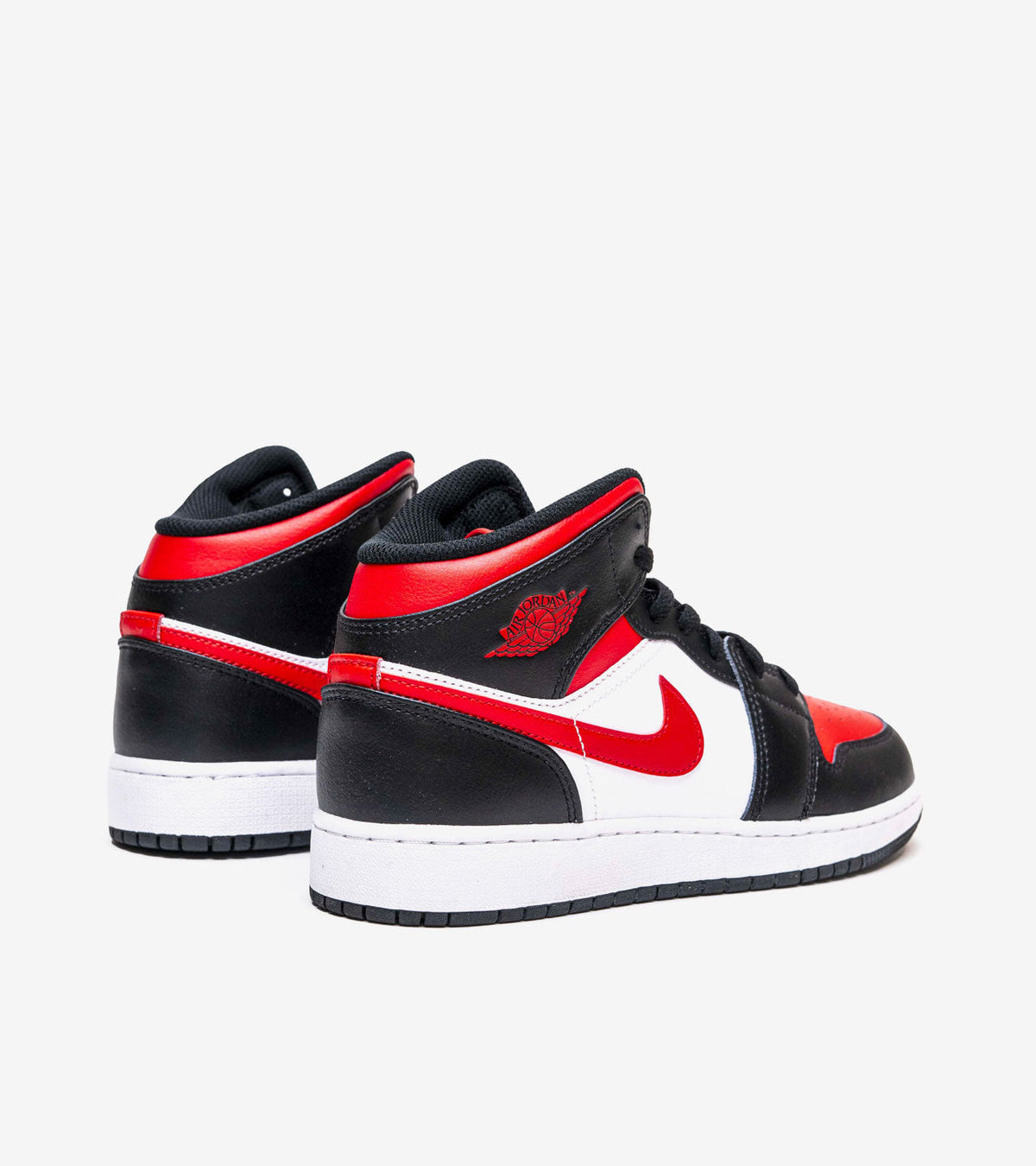 AAOO Jordan 1 Mid Gym Red Black White