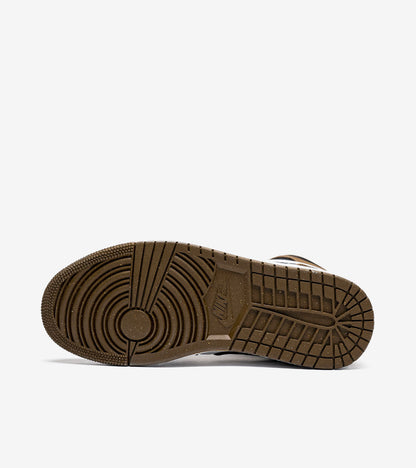 AAOO Jordan 1 Mid Olive Toe