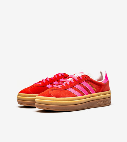 AAOO Gazelle Bold Collegiate Red Lucid Pink