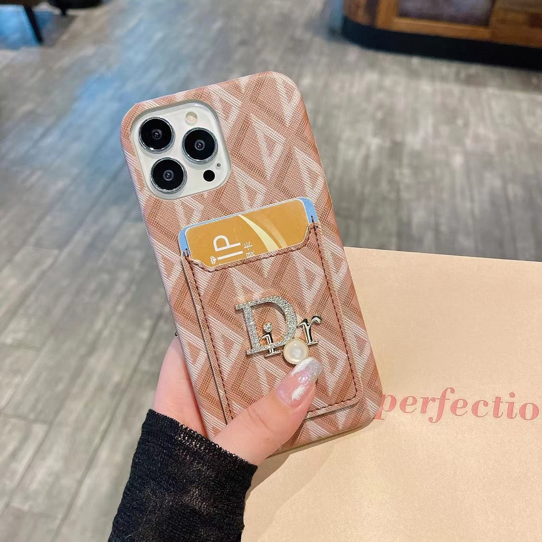 AAOO Luxuriöse iPhone-Hülle mit Kartenhalter