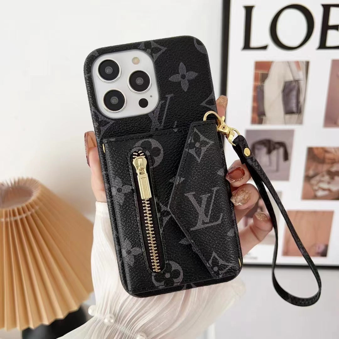 AAOO NEW IPHONE LEATHER WALLET PHONE CASE