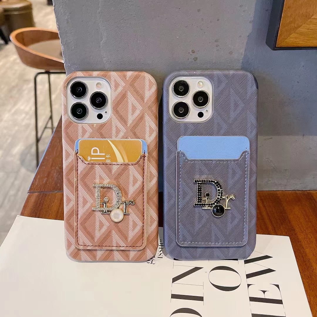 AAOO Luxuriöse iPhone-Hülle mit Kartenhalter