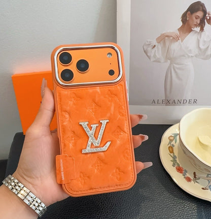 AAOO Premium Embossed Orange Crystal Edition – Handyhülle