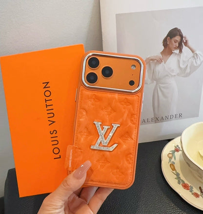AAOO Premium Embossed Orange Crystal Edition – Handyhülle