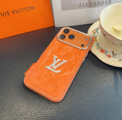 AAOO Premium Embossed Orange Crystal Edition – Handyhülle