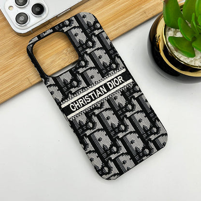 AAOO Luxuriöse vertikale, genähte Gürtel-Handyhülle für iPhone
