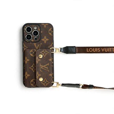 AAOO Card Bag Chain Brown iPhone Case