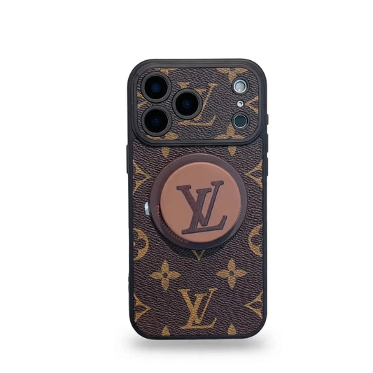 AAOO Luxury Leather Magsafe Phone Case Stand Function for iPhone 13-17 Series