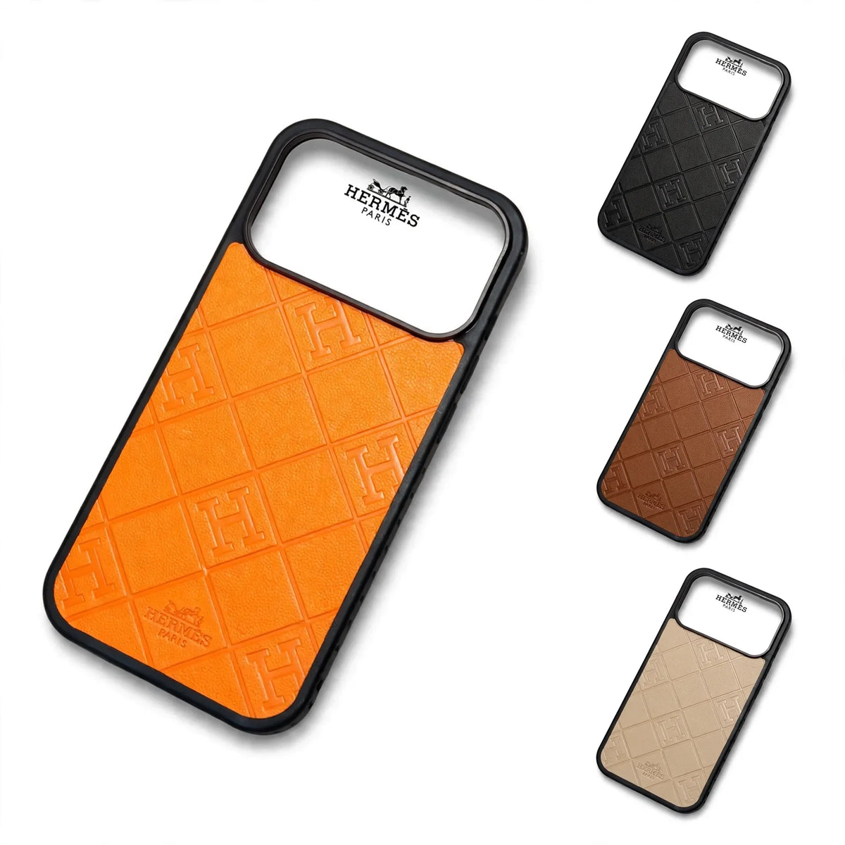 AAOO Geprägte Leder Handyhülle für iPhone 17 16 15 14