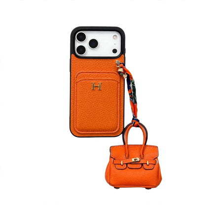 AAOO Luxuriöse Handyhülle mit AirPods Case für iPhone 14-17