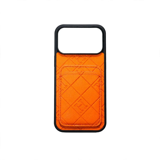 AAOO Stamped Leather Phone Case With Card Holder For iPhone 17 16 15 14