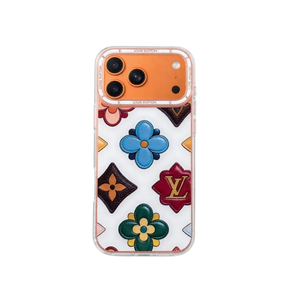 AAOO Multicolor White Phone Case iPhone