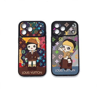 AAOO Luxuriöse Handyhülle im Anime-Stil für iPhone 13–17