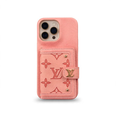 AAOO Luxury Leather Card Holder Phone Case for iPhone 17 16 15 14