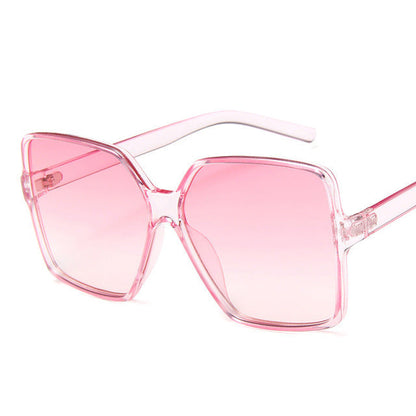 AAOO Fashion Damen Oversize Sonnenbrille Gradient Kunststoff Damensonnenbrille UV400 lentes de sol mujer