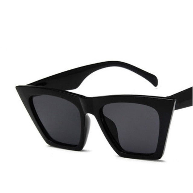 AAOO neue Sonnenbrille Quadratische Brille Personalisierte Katzenaugen Bunte Sonnenbrille Trend vielseitige Sonnenbrille UV400-Schutz