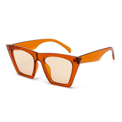 AAOO neue Sonnenbrille Quadratische Brille Personalisierte Katzenaugen Bunte Sonnenbrille Trend vielseitige Sonnenbrille UV400-Schutz