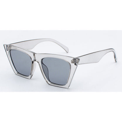 AAOO neue Sonnenbrille Quadratische Brille Personalisierte Katzenaugen Bunte Sonnenbrille Trend vielseitige Sonnenbrille UV400-Schutz