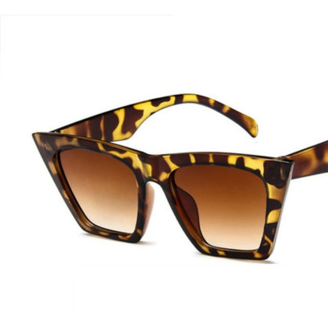 AAOO neue Sonnenbrille Quadratische Brille Personalisierte Katzenaugen Bunte Sonnenbrille Trend vielseitige Sonnenbrille UV400-Schutz