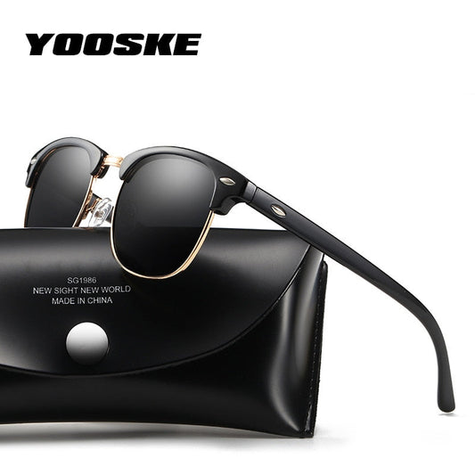 AAOO Polarized Sunglasses Women Men Classic Vintage Square Sun Glasses Driving Mirror UV400 for Auto Car