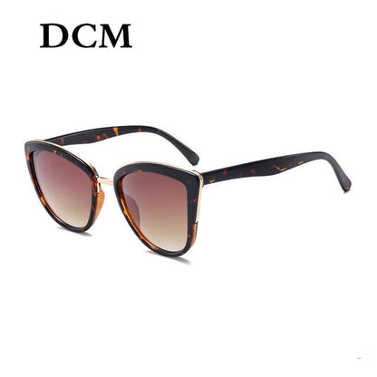 AAOO Cateye Sonnenbrillen Damen Vintage Farbverlauf Brillen Retro Cat Eye Sonnenbrillen Weibliche Brillen UV400