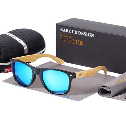 AAOO Polarized Bamboo Sunglasses Men Wooden Sun glasses Women Wood Glasses Oculos de sol masculino