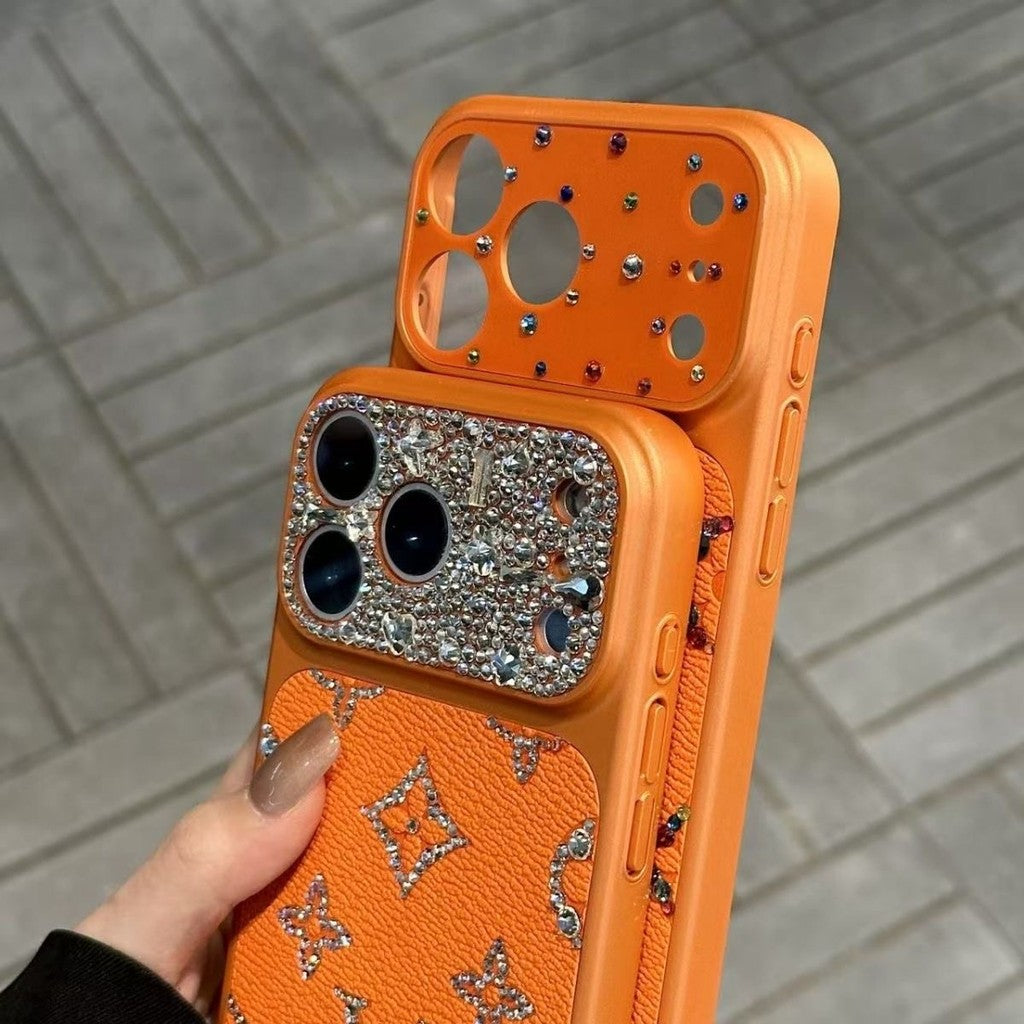 AAOO Luxury Rhinestones Glitter Phone Case For iPhone 17/ 16 15 14