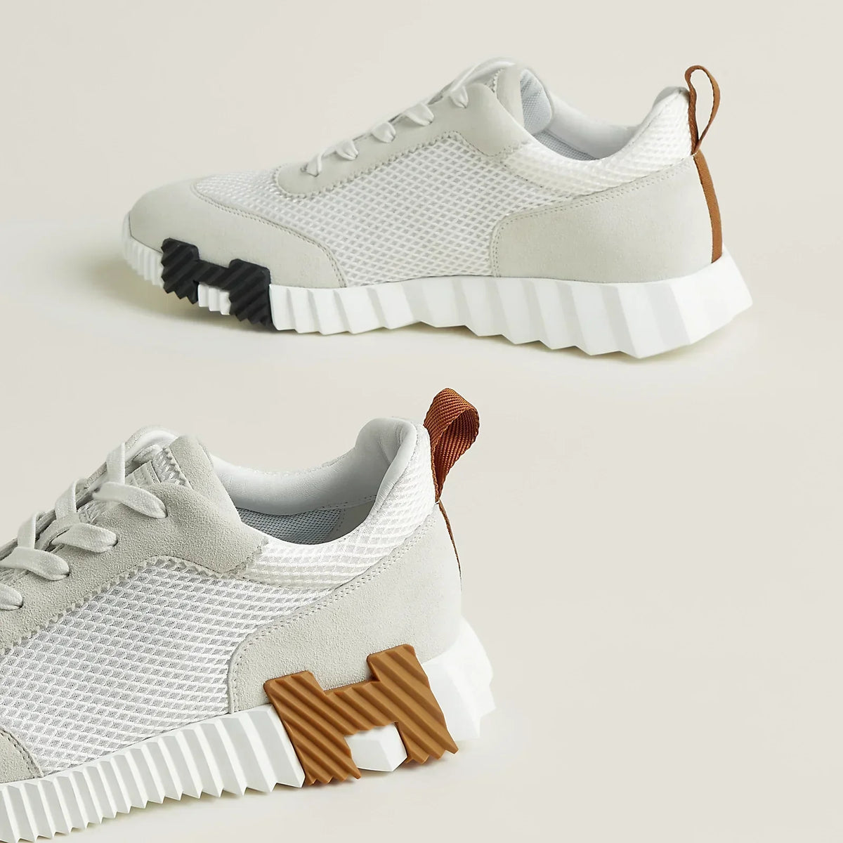 AAOO Springendes Blanc Maron Noir