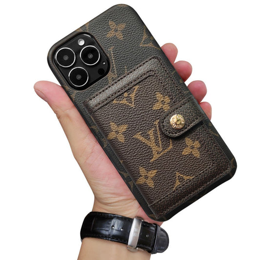 AAOO Beautiful luxury iphone case with credit card holder