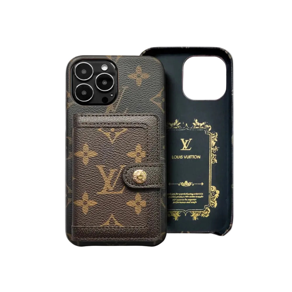 AAOO Wunderschöne iPhone-Luxushülle mit Kreditkartenhalter